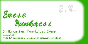 emese munkacsi business card